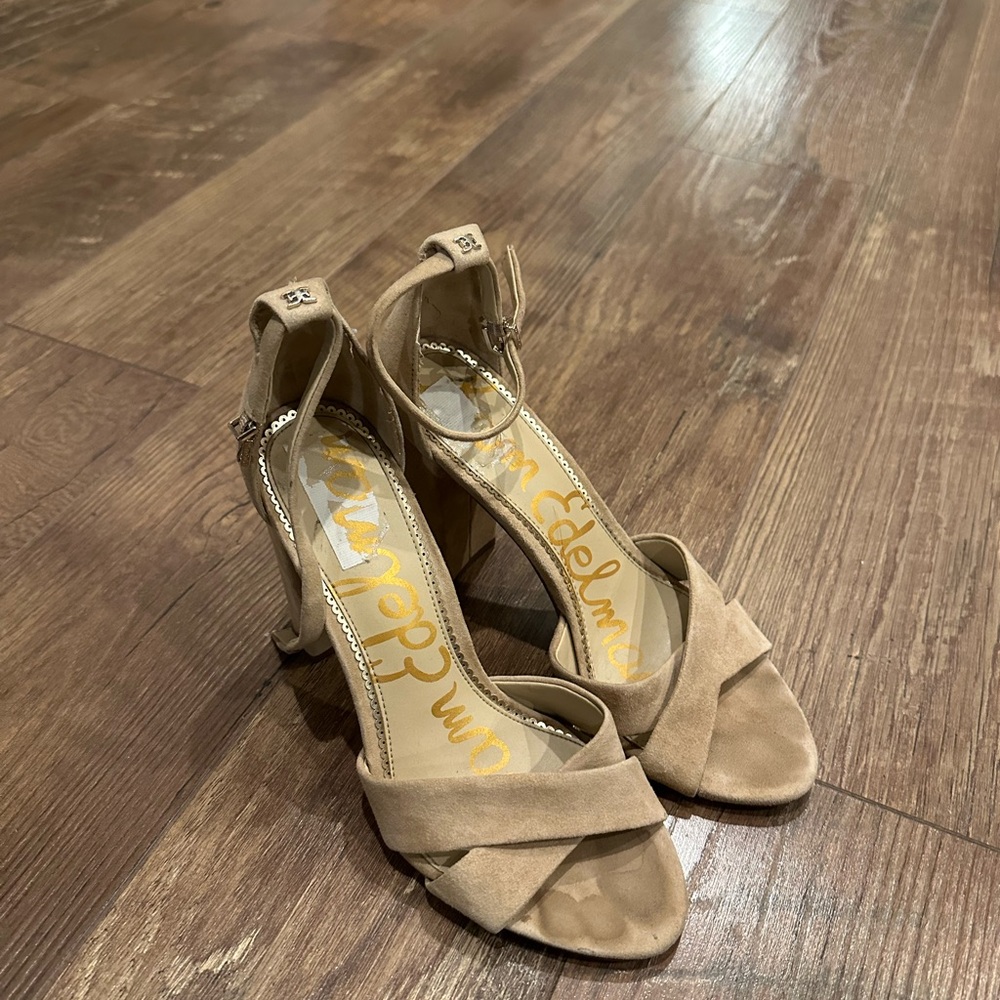 Sam Edelman Yancy Block Heel Ankle Strap Sandal size 8.5